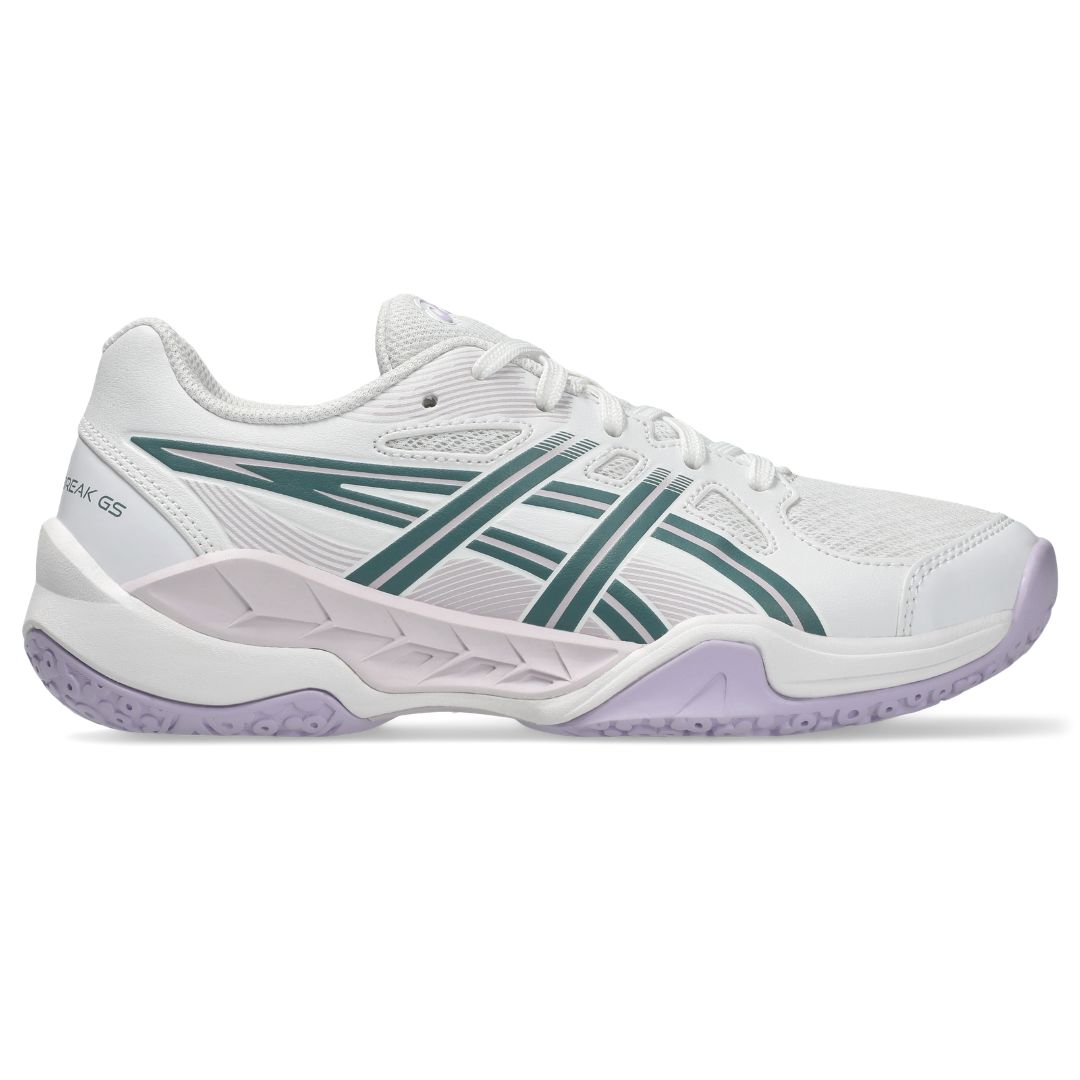 Asics Sko - Gel-Powerbreak GS - Hvid/Foggy Teal